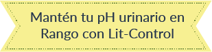 Mantén tu pH urinario en Rango con Lit-Control